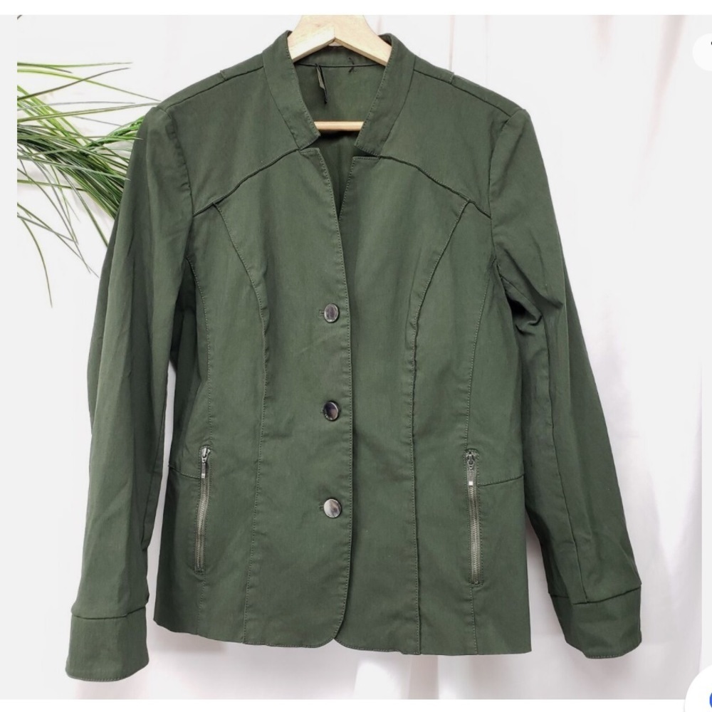 Renuar Green Button Up women’s Jacket